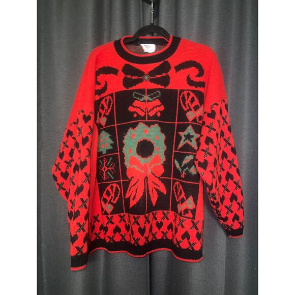 Ugly Christmas Sweater Xmas Size XL Vintage - Picture 1 of 3